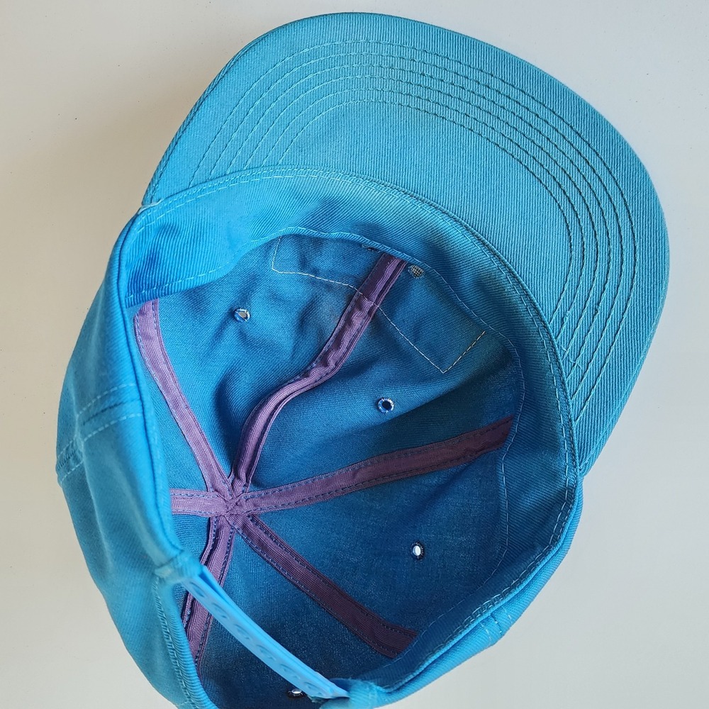 Vintage Atlas Knows The Road Baseball Hat‎ Cap Snap Back Patch Logo Driving Map - Picture 7 of 13